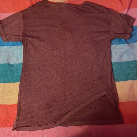 Maroon tie tee - Picture 3 of 3